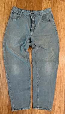 Vintage Structure 90s Relaxed Fit Tapered Leg Jeans Size 36L